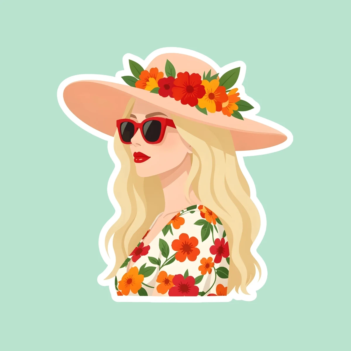 Free Fashion Sticker Template to Edit Online