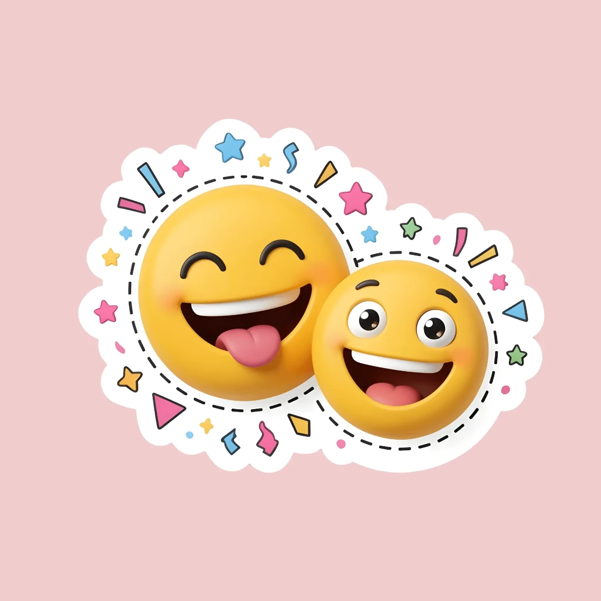 Free Laugh Sticker Template to Edit Online