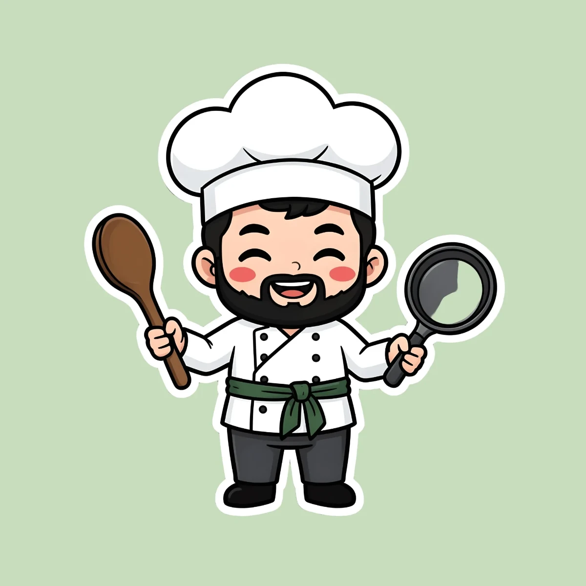 Free Chef Sticker Template to Edit Online