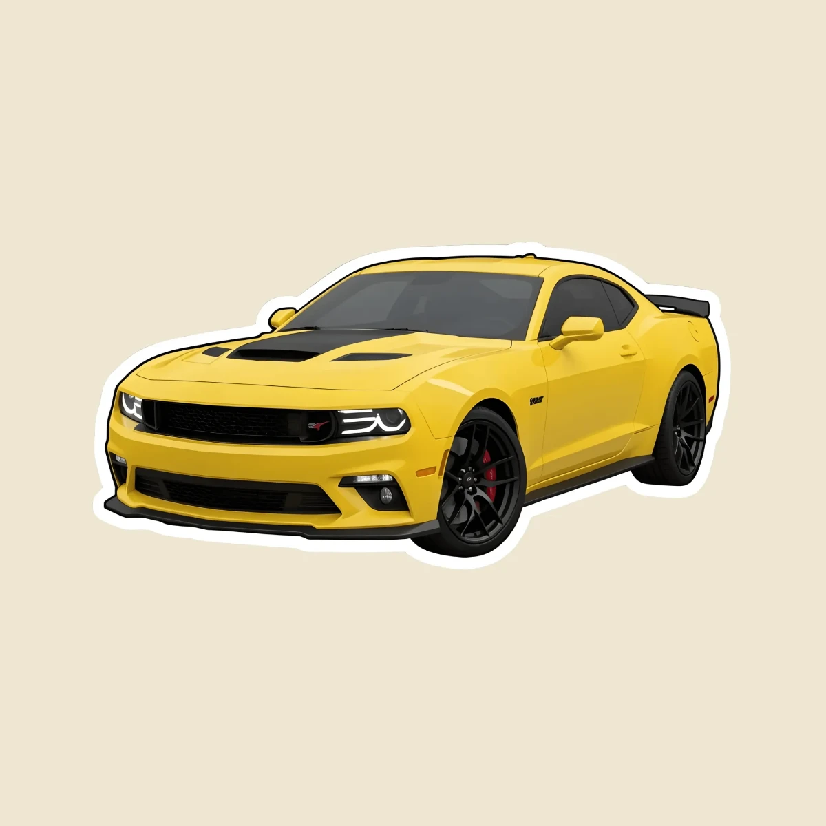 Free Car Sticker Template to Edit Online