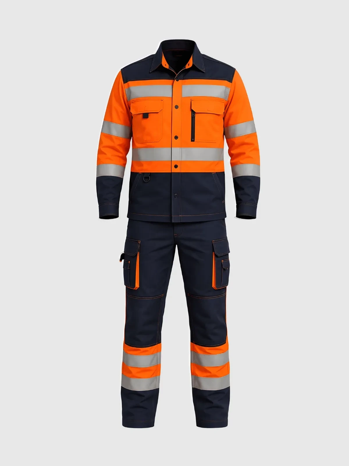 Free Construction Uniform Mockup Template to Edit Online