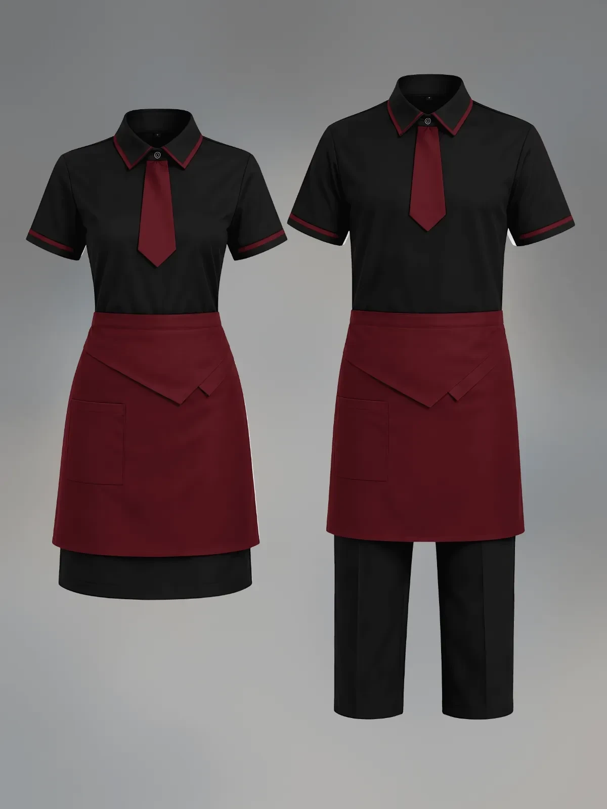 Free Restaurant Uniform Mockup Template to Edit Online