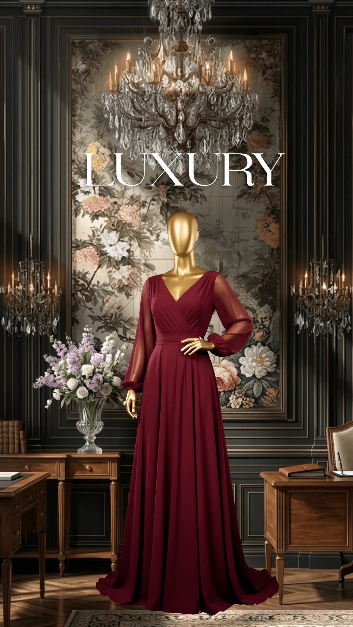 Free Luxury Fashion Campaign to Edit Online