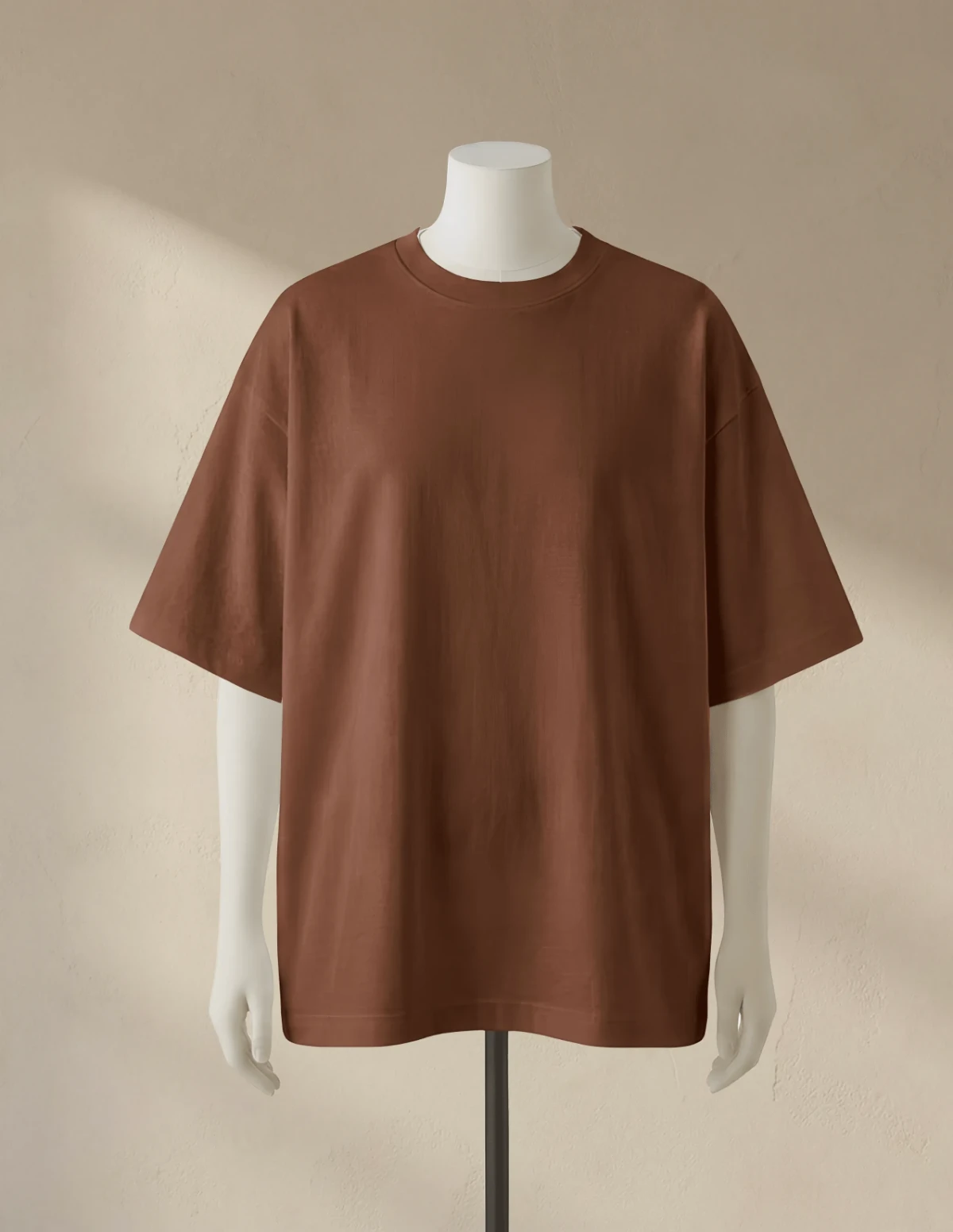 Free Brown T-shirt mockup to Edit Online Free Brown T-shirt mockup to Edit Online