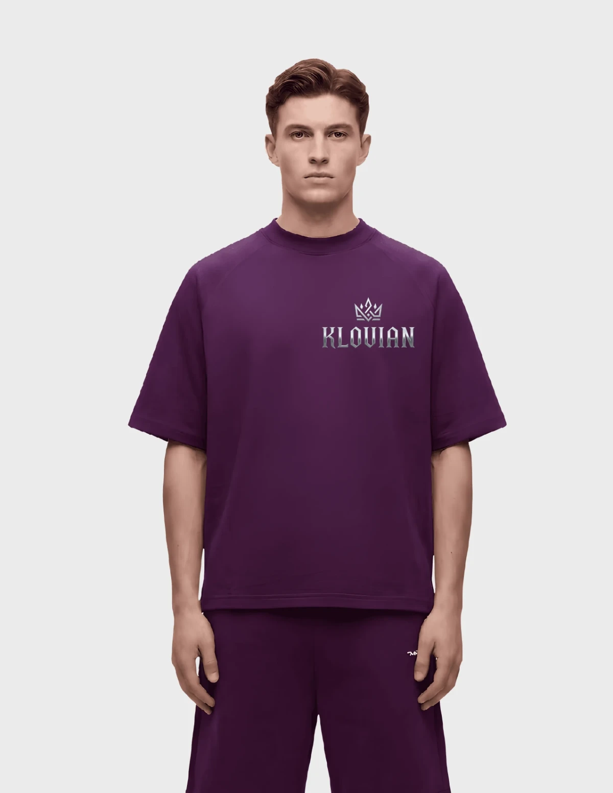 Free Purple T-shirt mockup to Edit Online