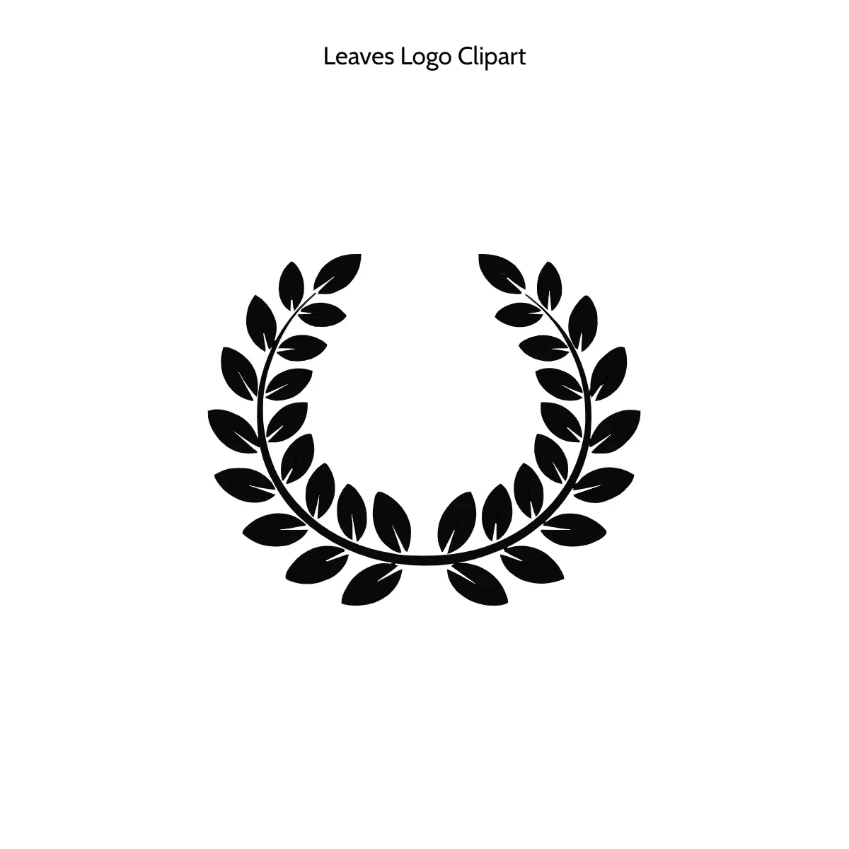 Free Leaves Logo Vector Clipart (PNG, SVG) to Edit Online