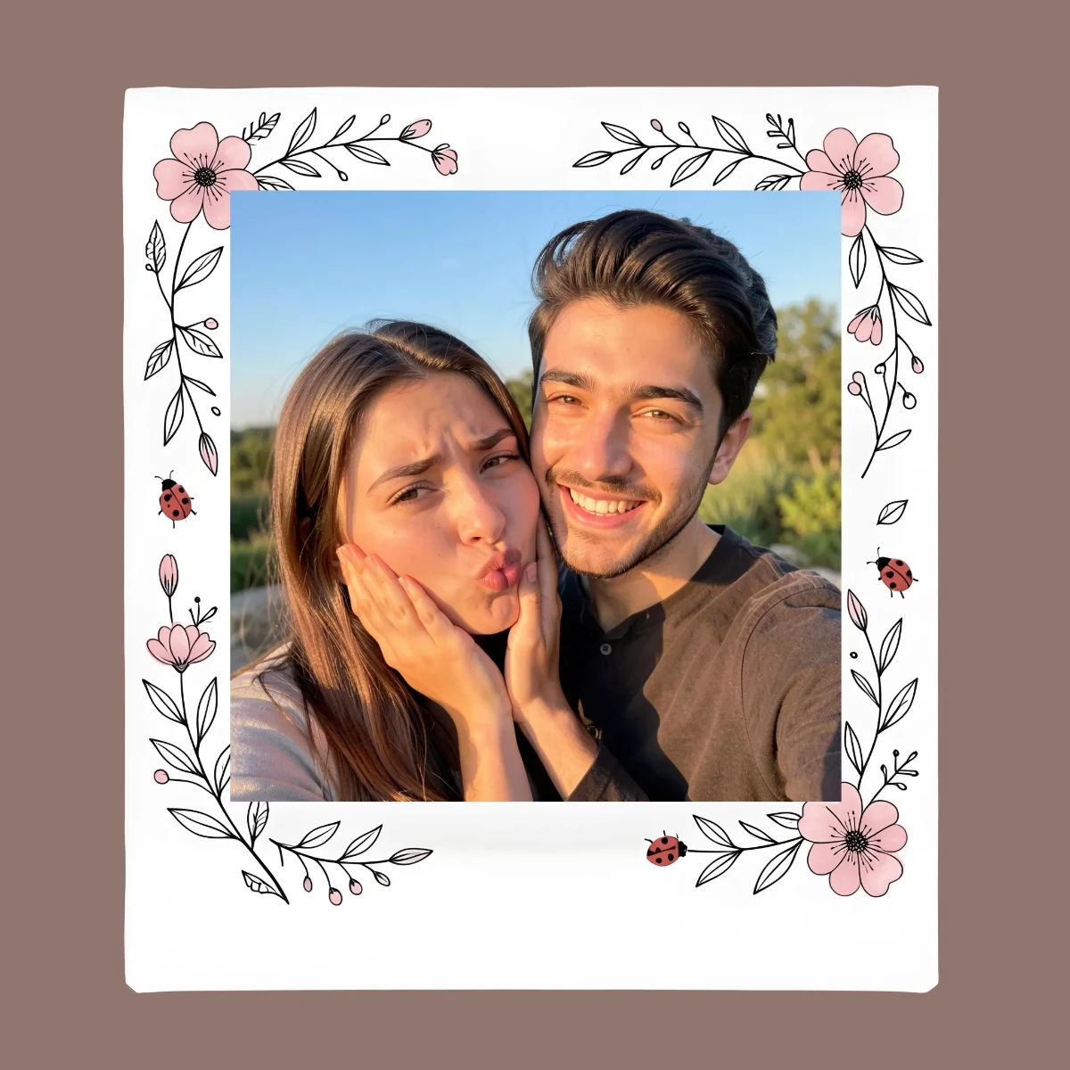 Polaroid Border Template
