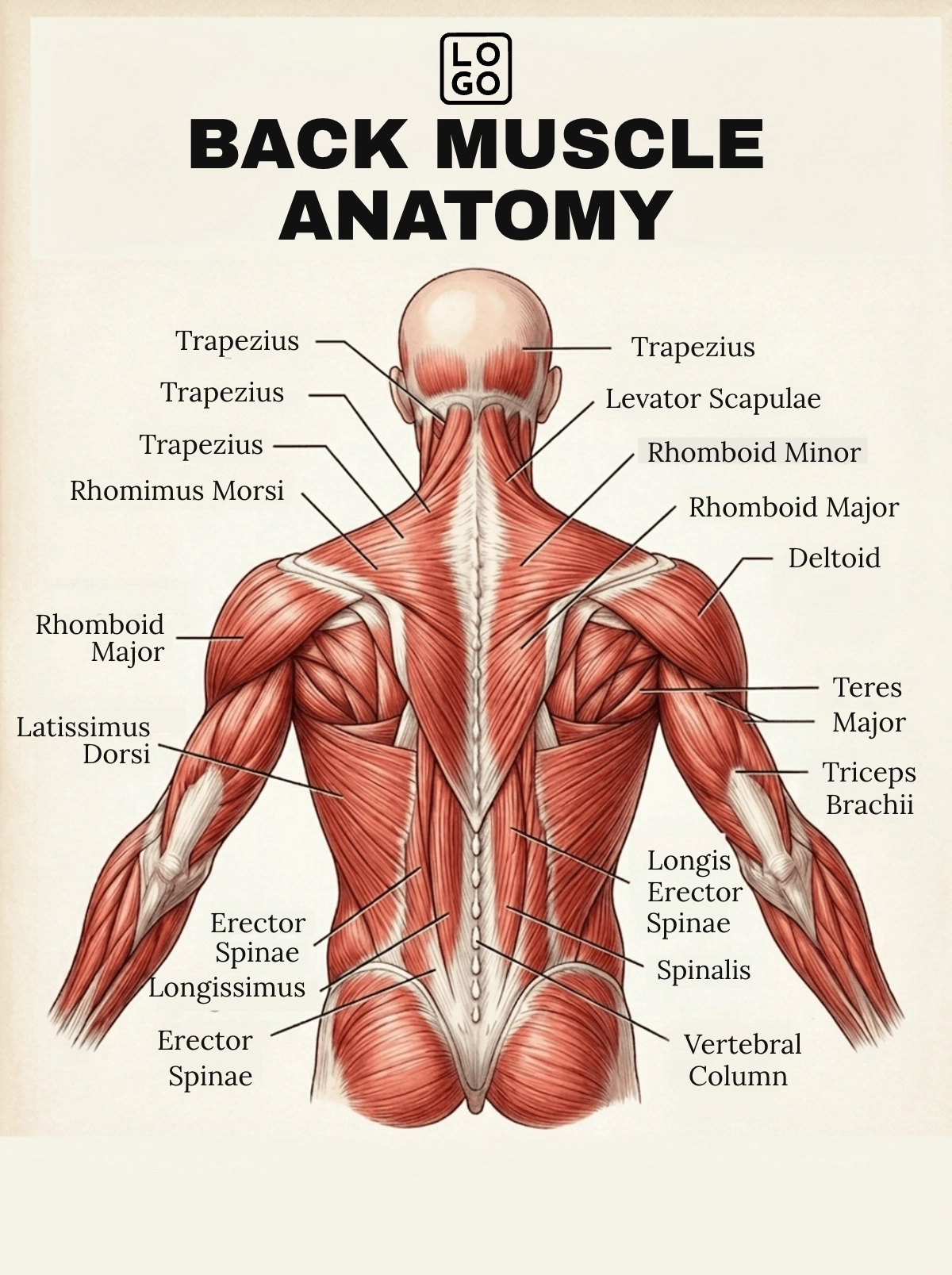 Back Muscles Template Back Muscles Template