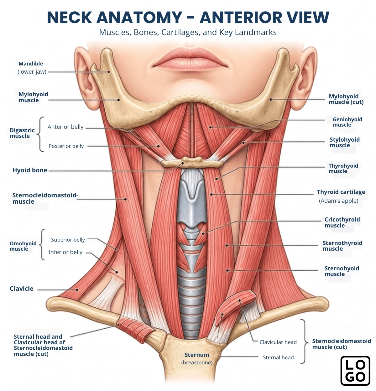 Neck Anatomy Template Neck Anatomy Template
