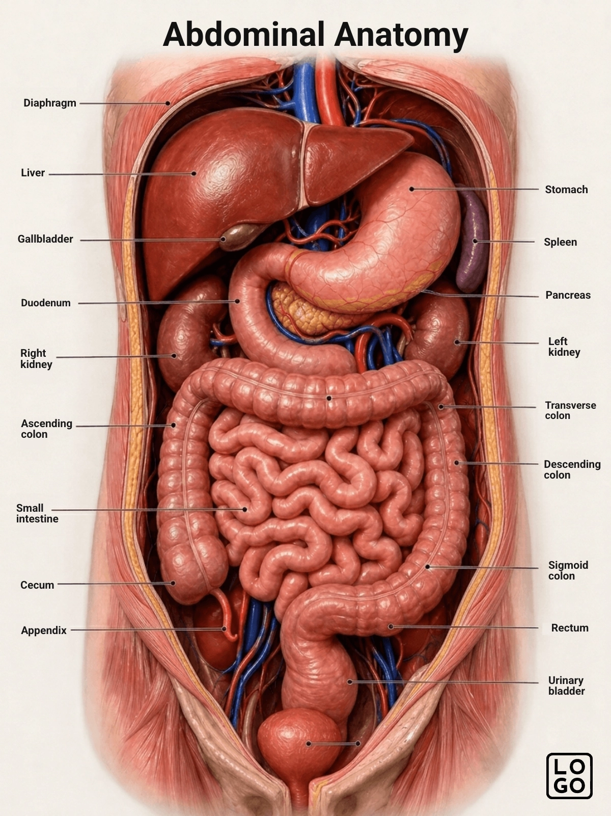 Abdominal Anatomy Template Abdominal Anatomy Template