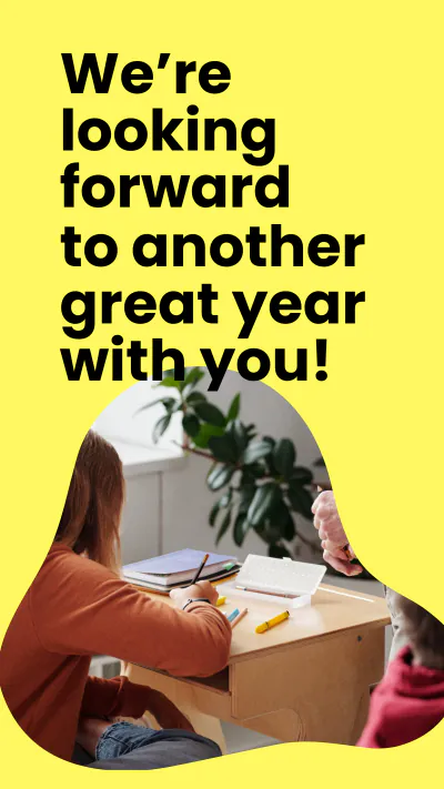 Free Back To School Facebook Story Template to Edit Online