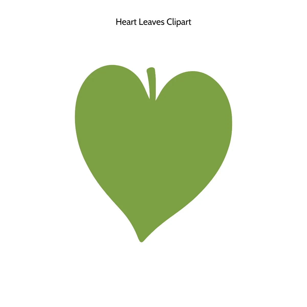 Free Heart Leaves Vector Clipart (PNG, SVG) to Edit Online
