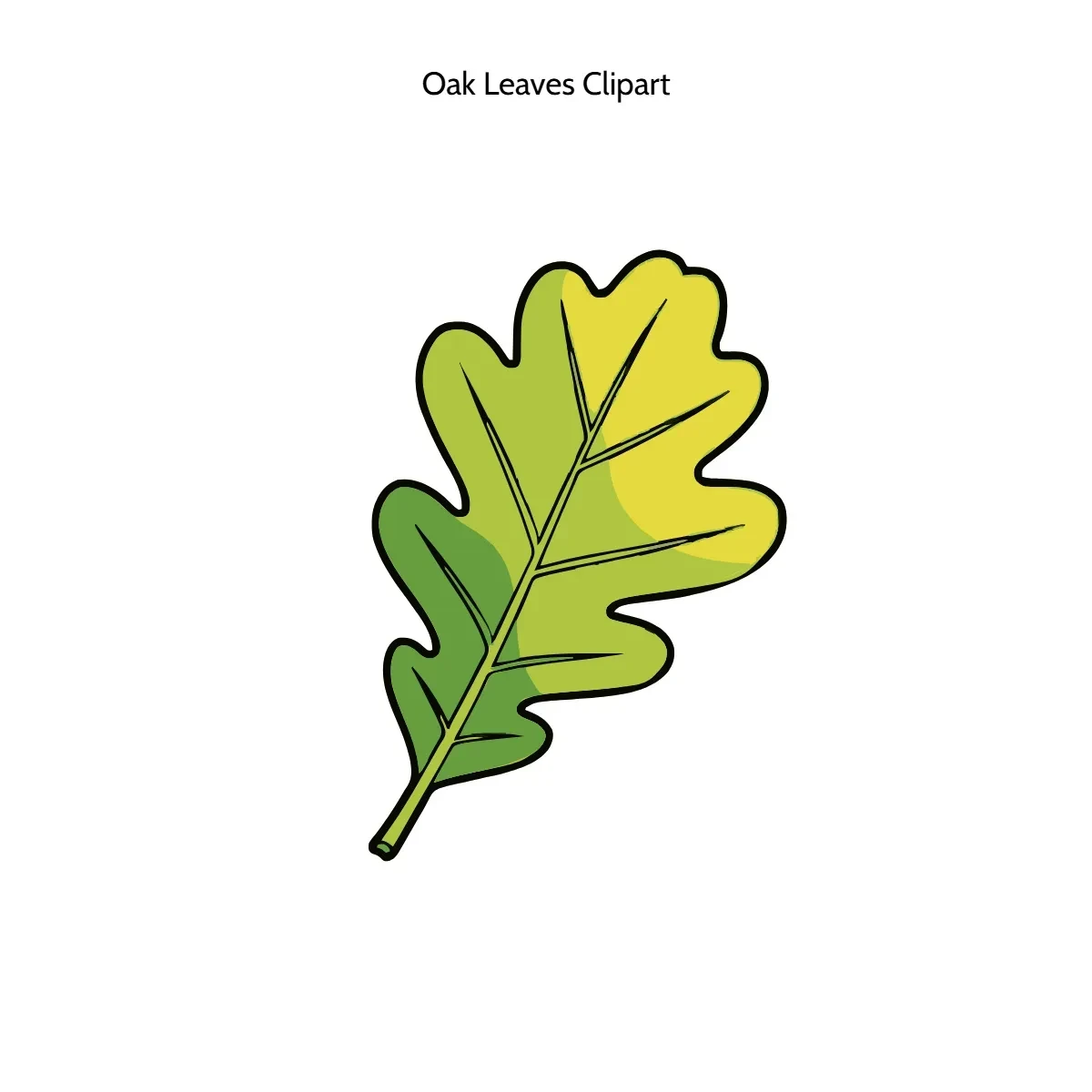 Free Oak Leaves Vector Clipart (PNG, SVG) to Edit Online