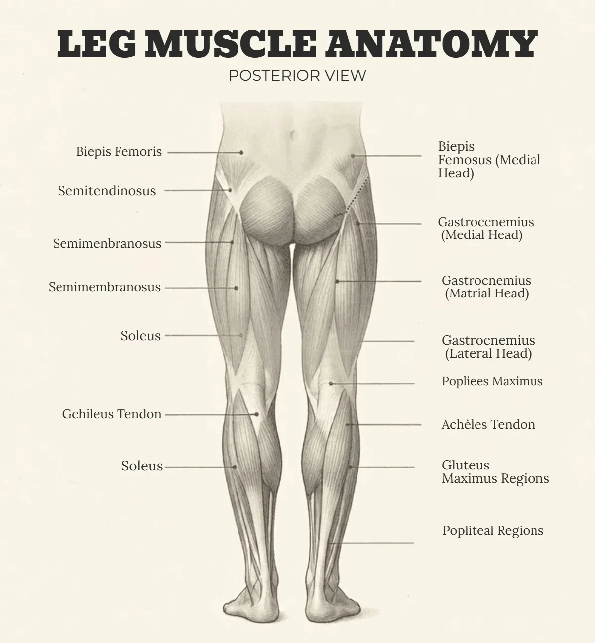 Leg Muscles Anatomy Template Leg Muscles Anatomy Template