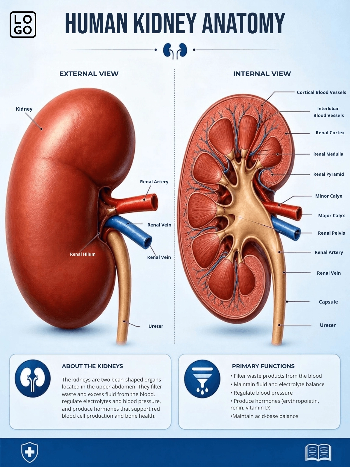 Kidney Anatomy Template Kidney Anatomy Template