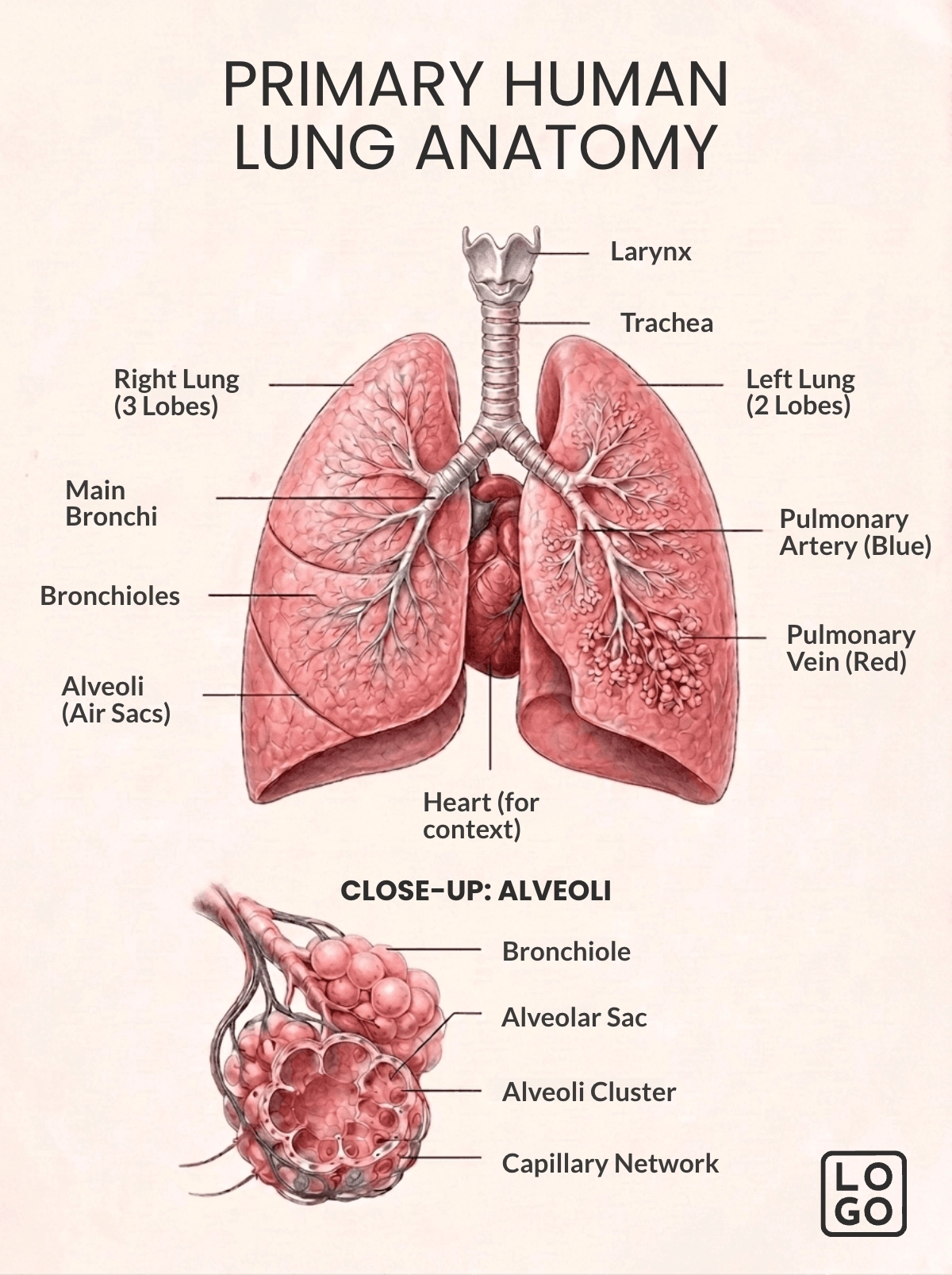 Lung Anatomy Template Lung Anatomy Template