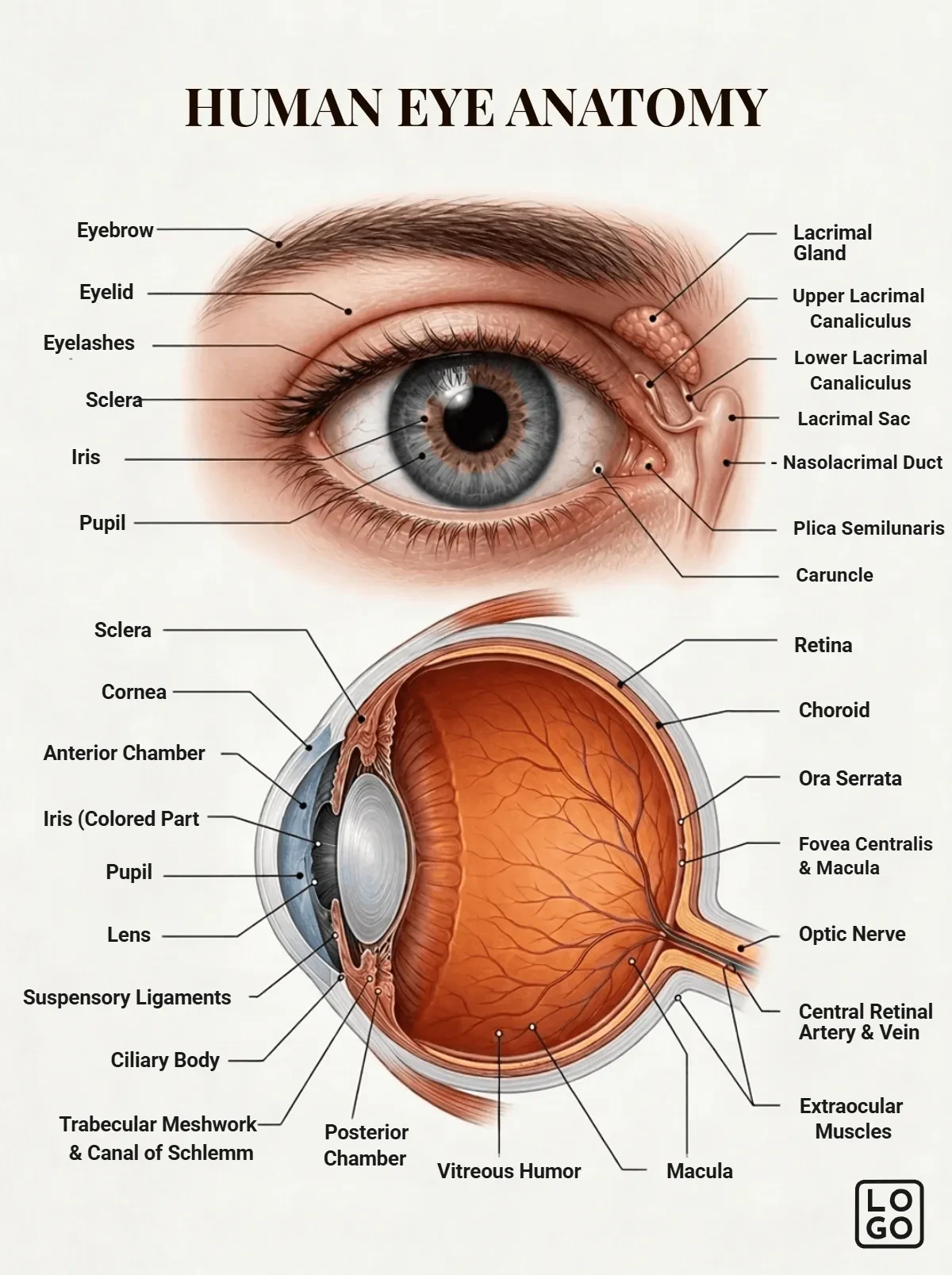 Eye Anatomy Template Eye Anatomy Template