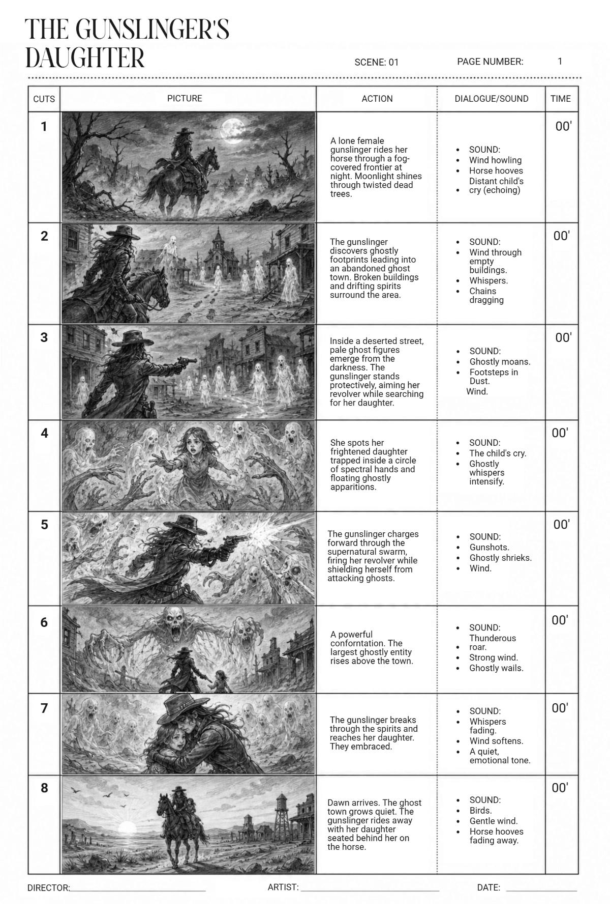 Free Shot List Storyboard Template to Edit Online Free Shot List Storyboard Template to Edit Online