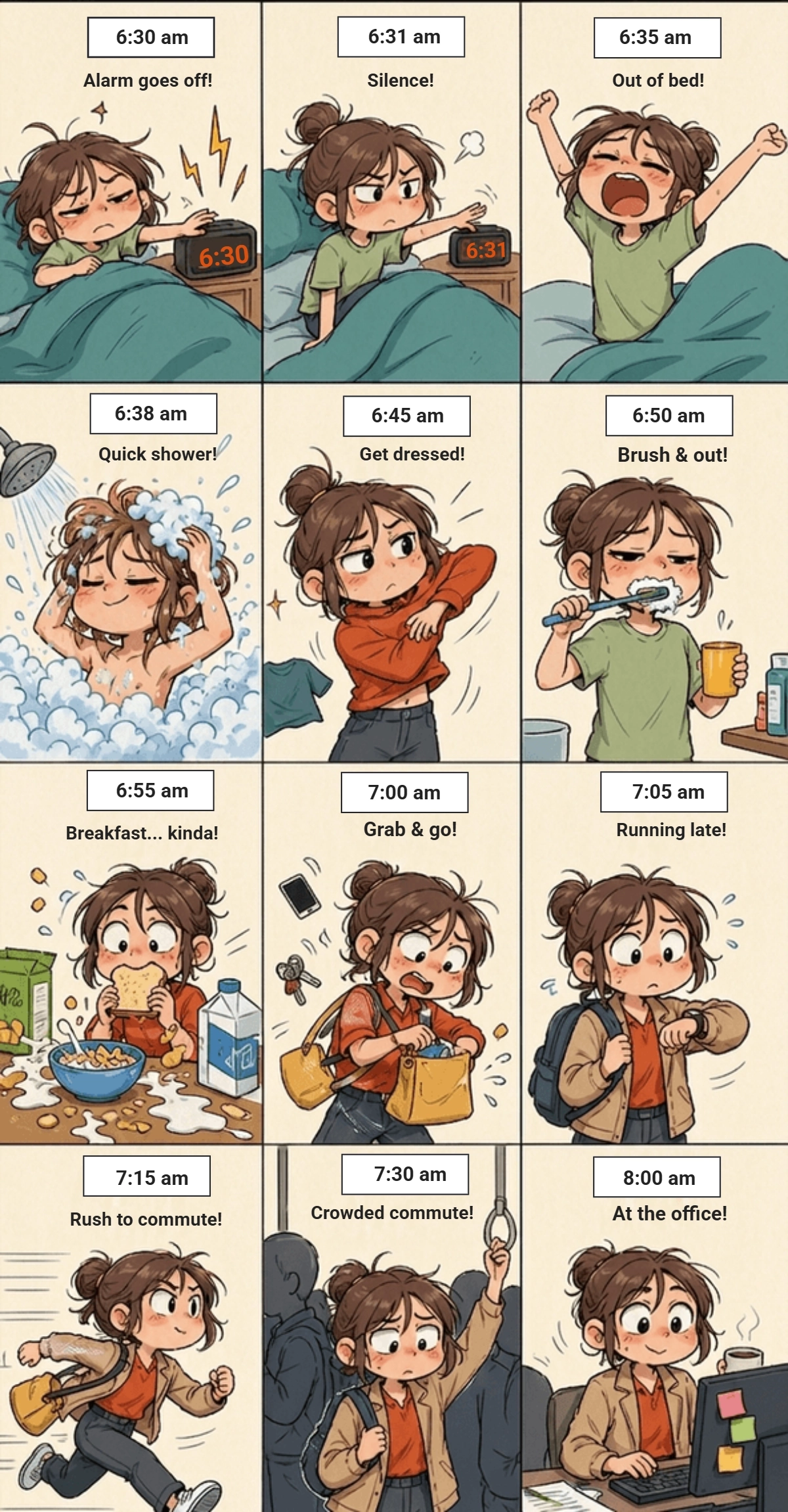 Free Art Storyboard Template to Edit Online