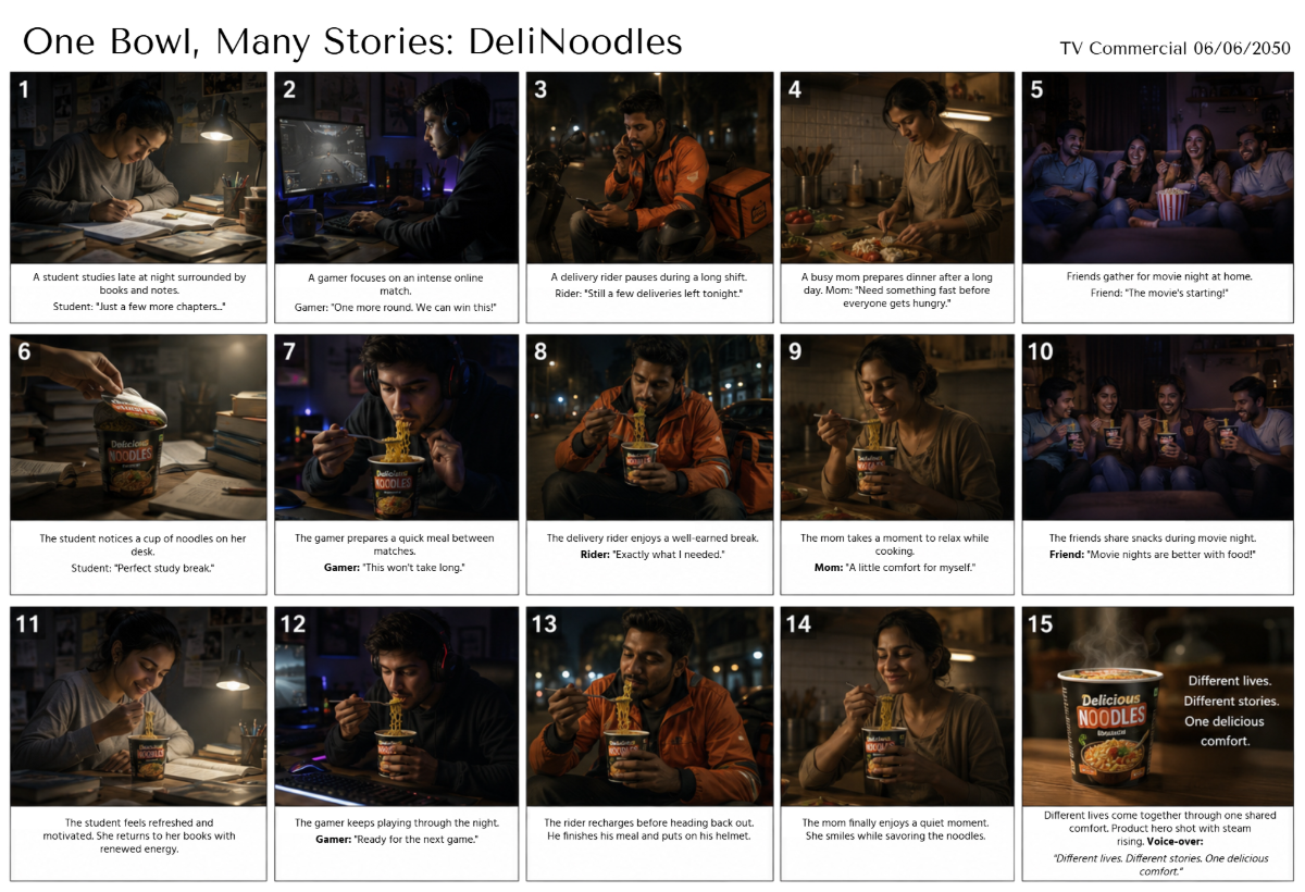 Free Product Demo Storyboard to Edit Online