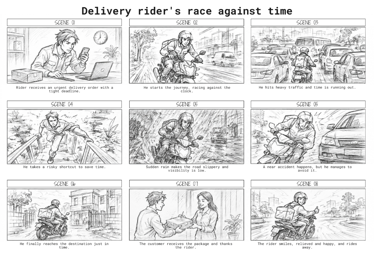 Free Sketch Storyboard to Edit Online