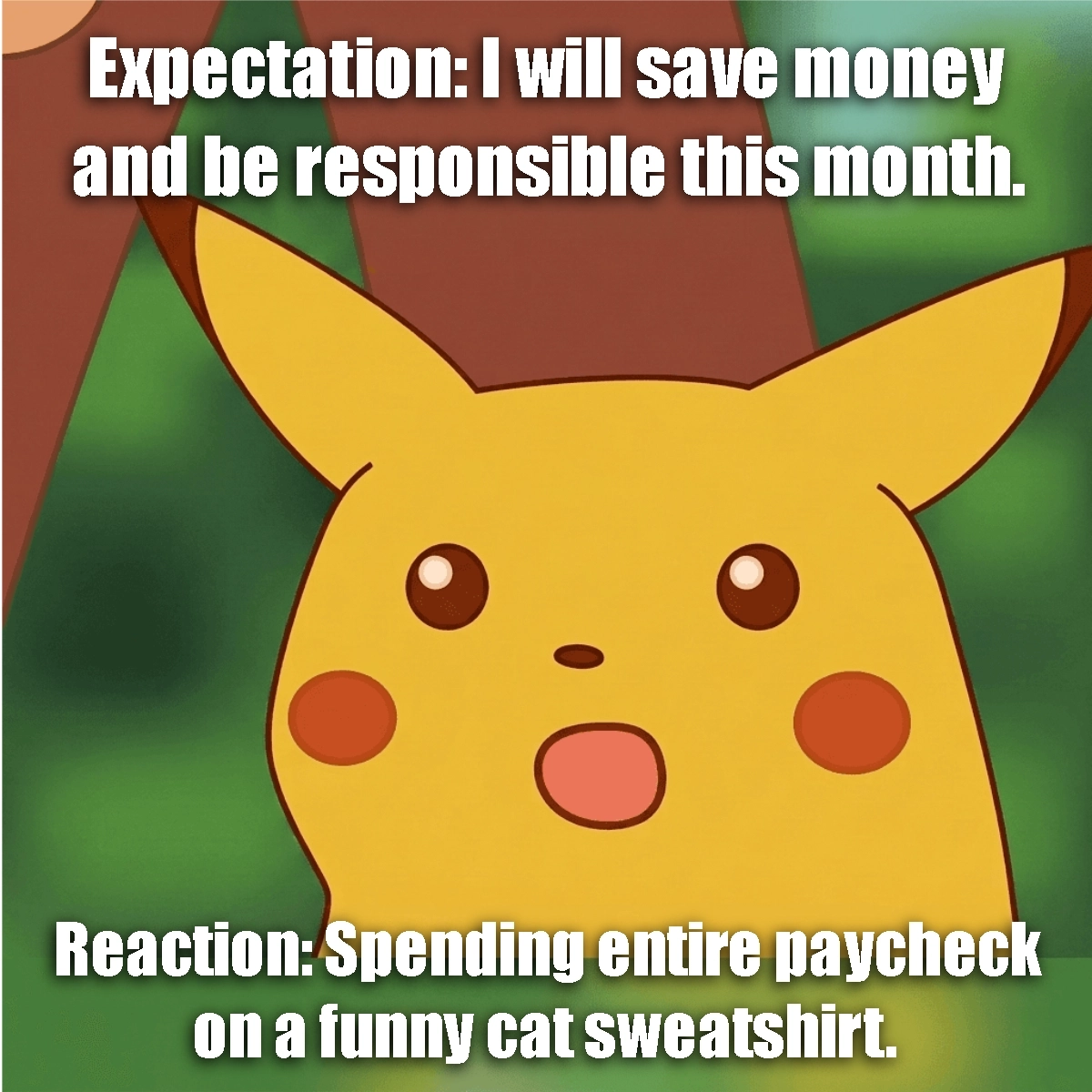 Free Surprised Pikachu Meme to Edit Online