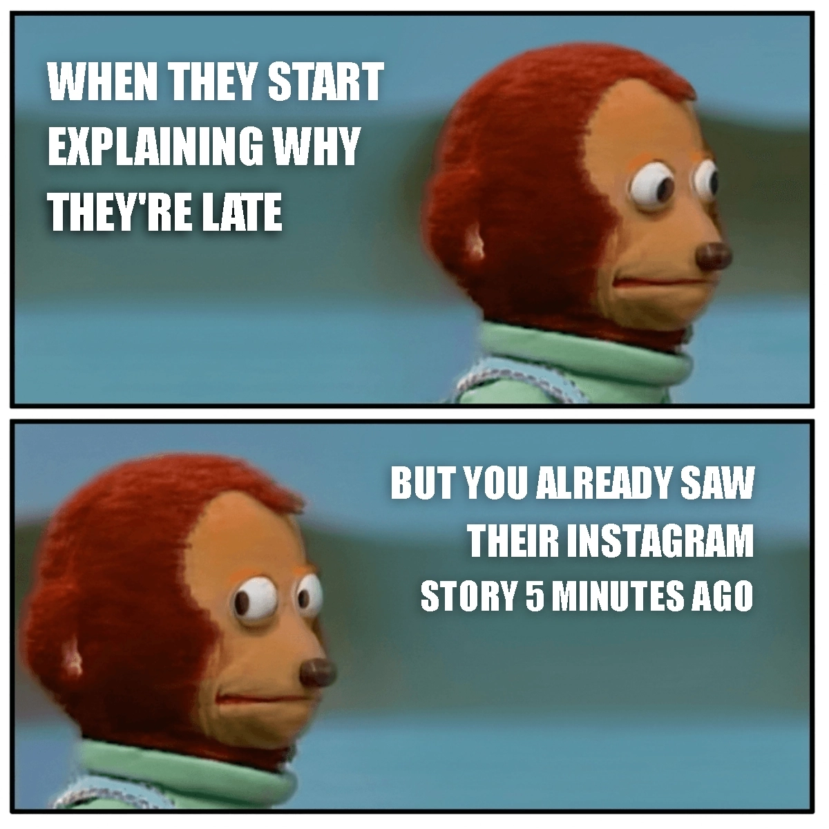 Free Monkey Puppet Meme to Edit Online
