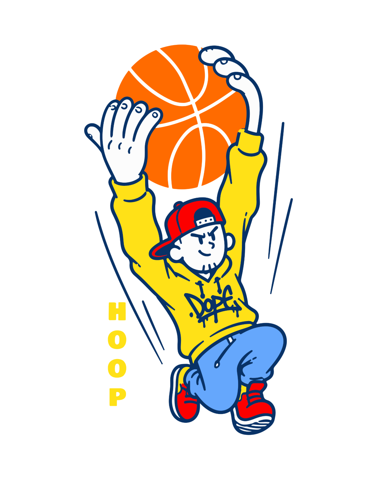 Free Basketball T-Shirt Design Template to Edit Online