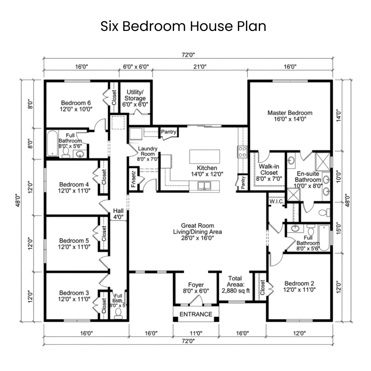 Free Six Bedroom House Plan Template to Edit Online Free Six Bedroom House Plan Template to Edit Online