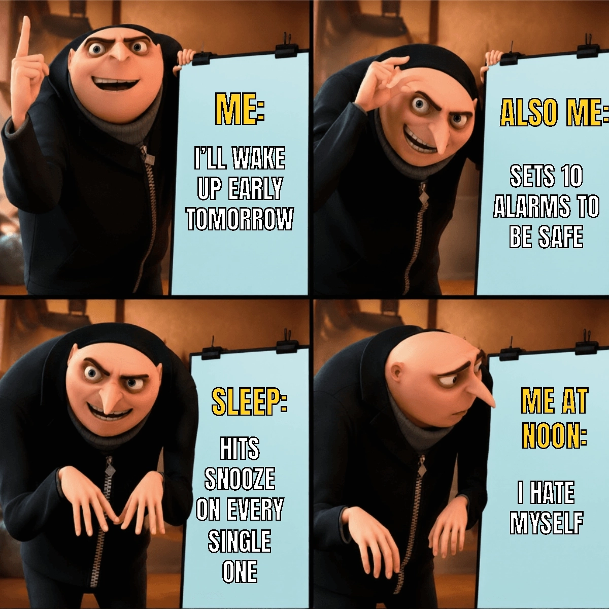 Free Gru Plan Meme to Edit Online