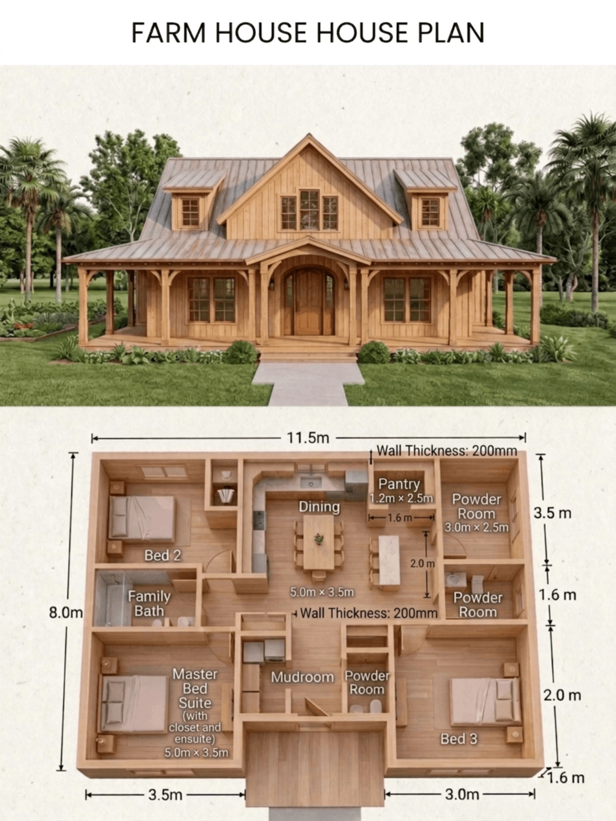 Free Farm House House plan Template to Edit Online Free Farm House House plan Template to Edit Online