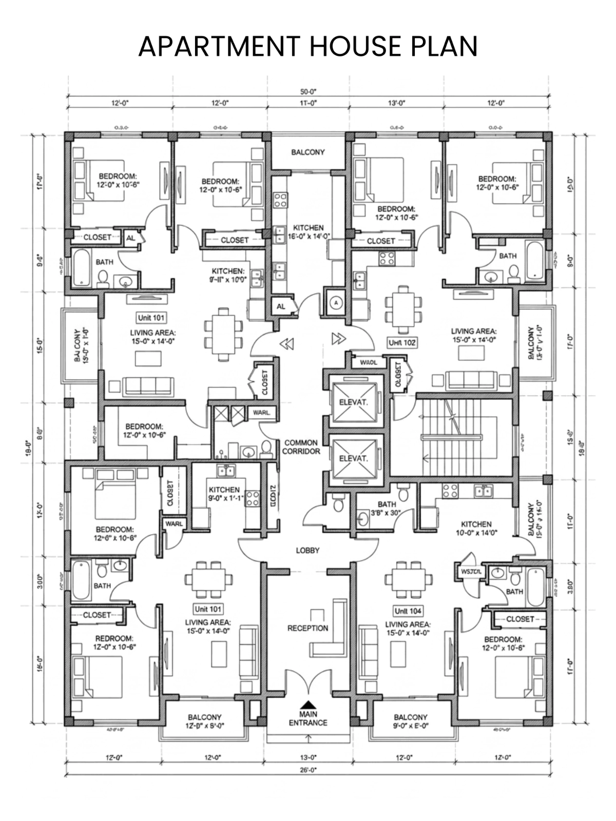 Free Apartment House Plan Template to Edit Online Free Apartment House Plan Template to Edit Online