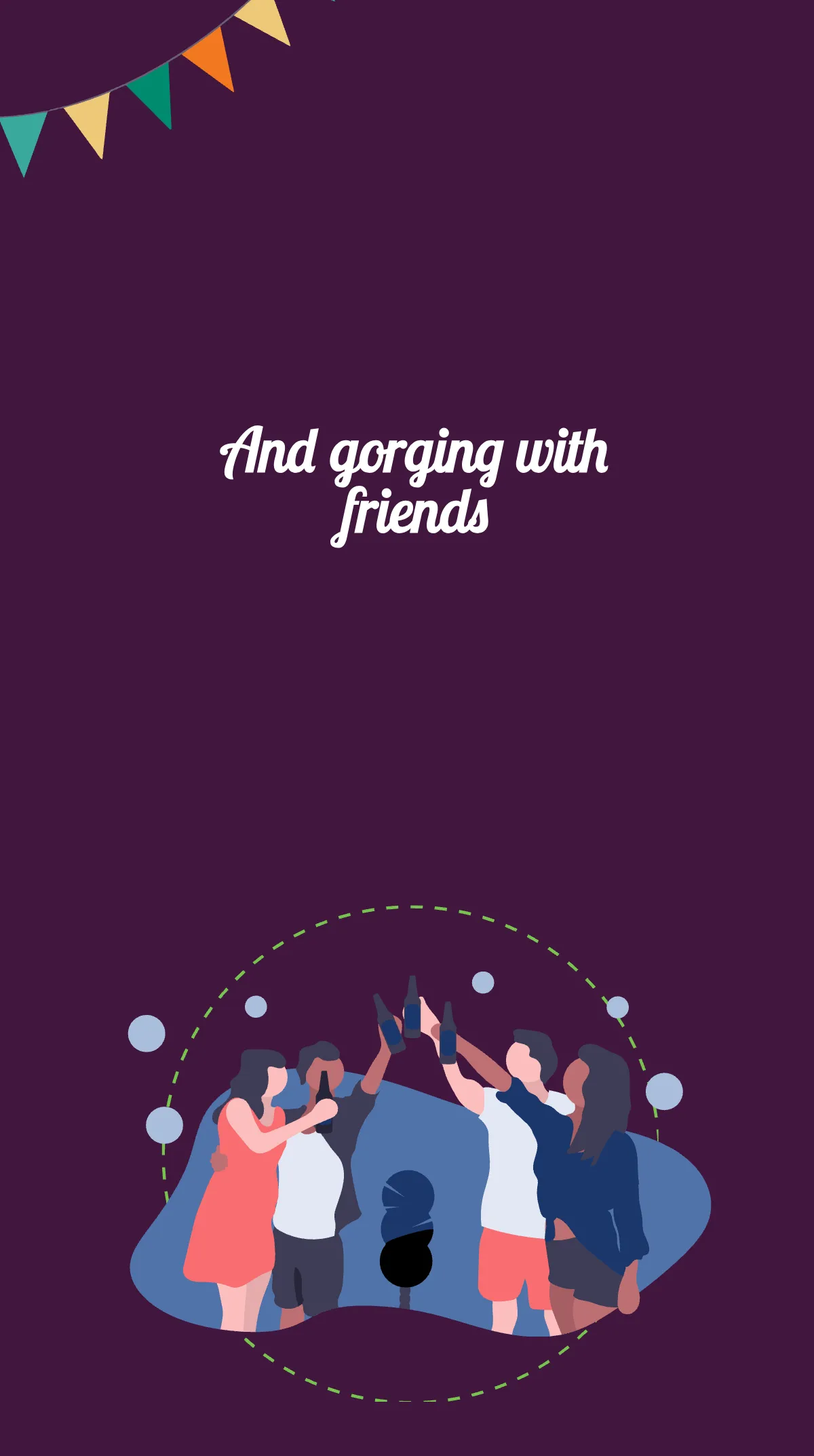 Free Mardi Gras Party Instagram Story Template to Edit Online