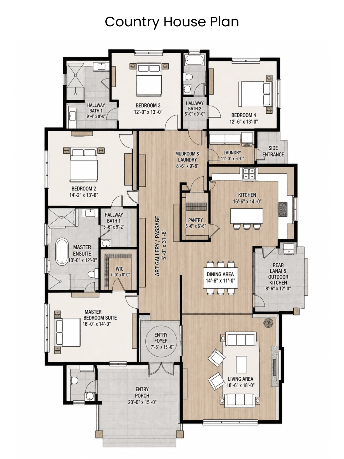 Free Country House Plan Template to Edit Online Free Country House Plan Template to Edit Online
