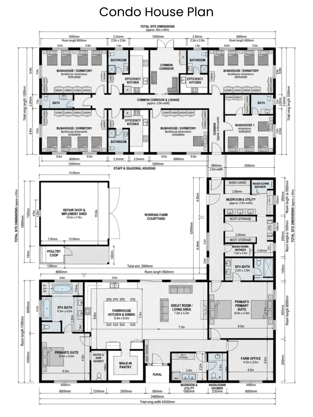 Free Condo House Plan Template to Edit Online Free Condo House Plan Template to Edit Online