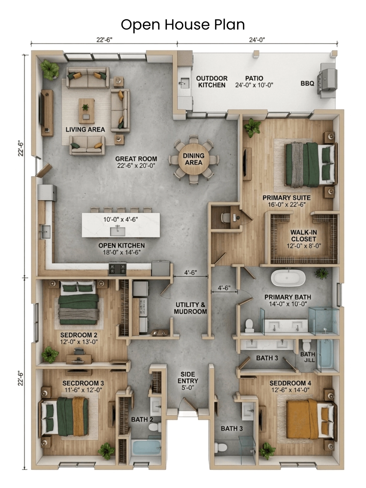 Free Open House Plan Template to Edit Online Free Open House Plan Template to Edit Online