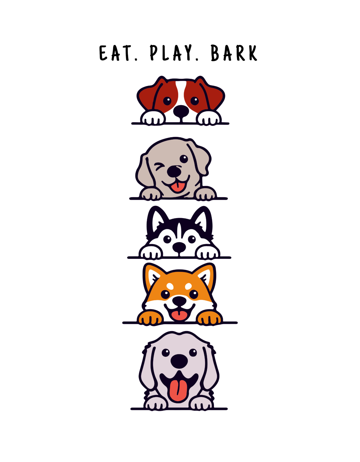 Free Dog Lover T-Shirt Design Template to Edit Online Free Dog Lover T-Shirt Design Template to Edit Online