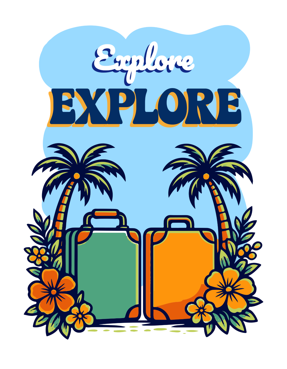Free Family Vacation T-Shirt Design Template to Edit Online Free Family Vacation T-Shirt Design Template to Edit Online