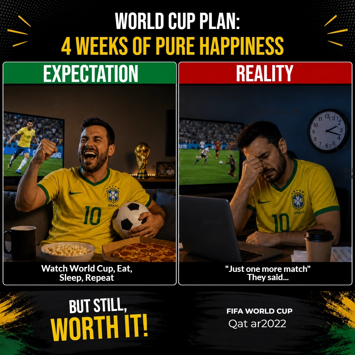 Free FIFA World Cup Meme Template to Edit Online