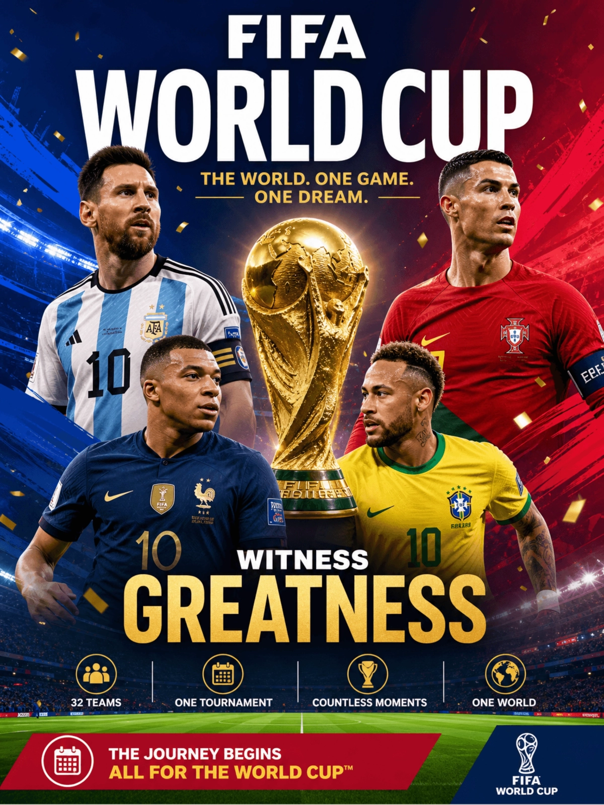 Free FIFA World Cup Flyer Template to Edit Online