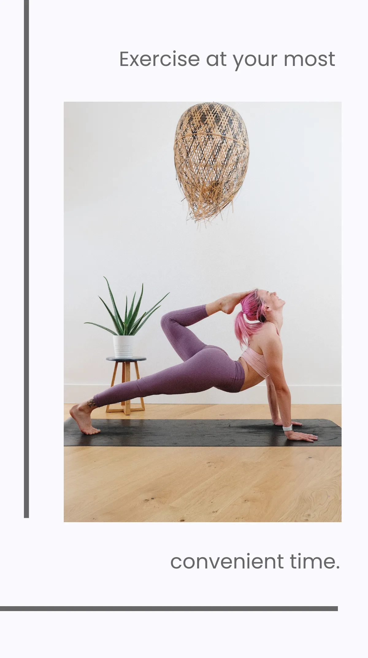 Free Online Fitness Classes Instagram Story Template to Edit Online