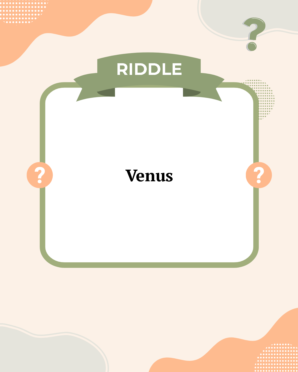 Free Quiz Riddle Template to Edit Online