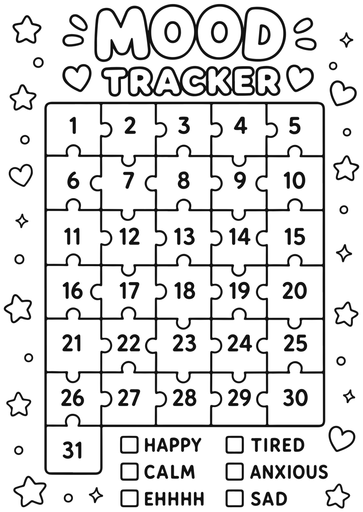 Free Tracker Coloring Page Template to Edit Online