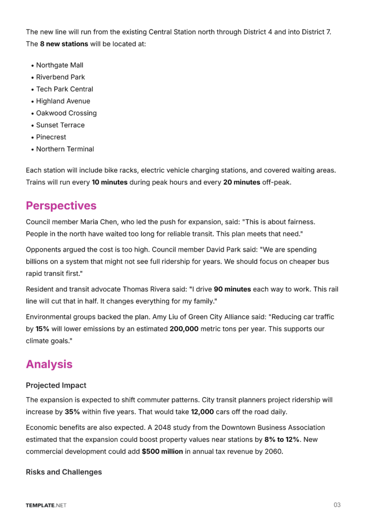 Free Journalist Report Template to Edit Online