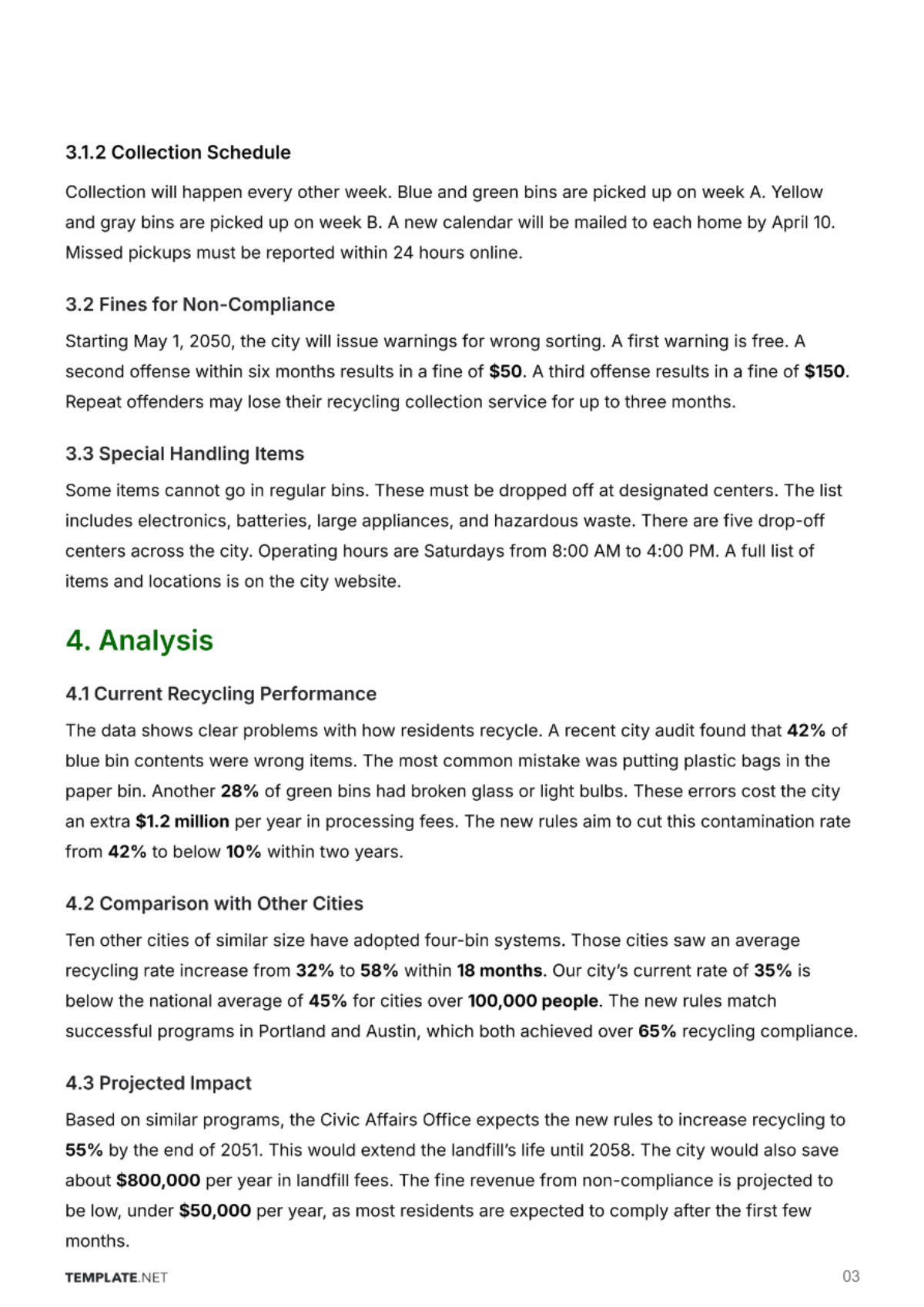 Free Informational Report Template to Edit Online