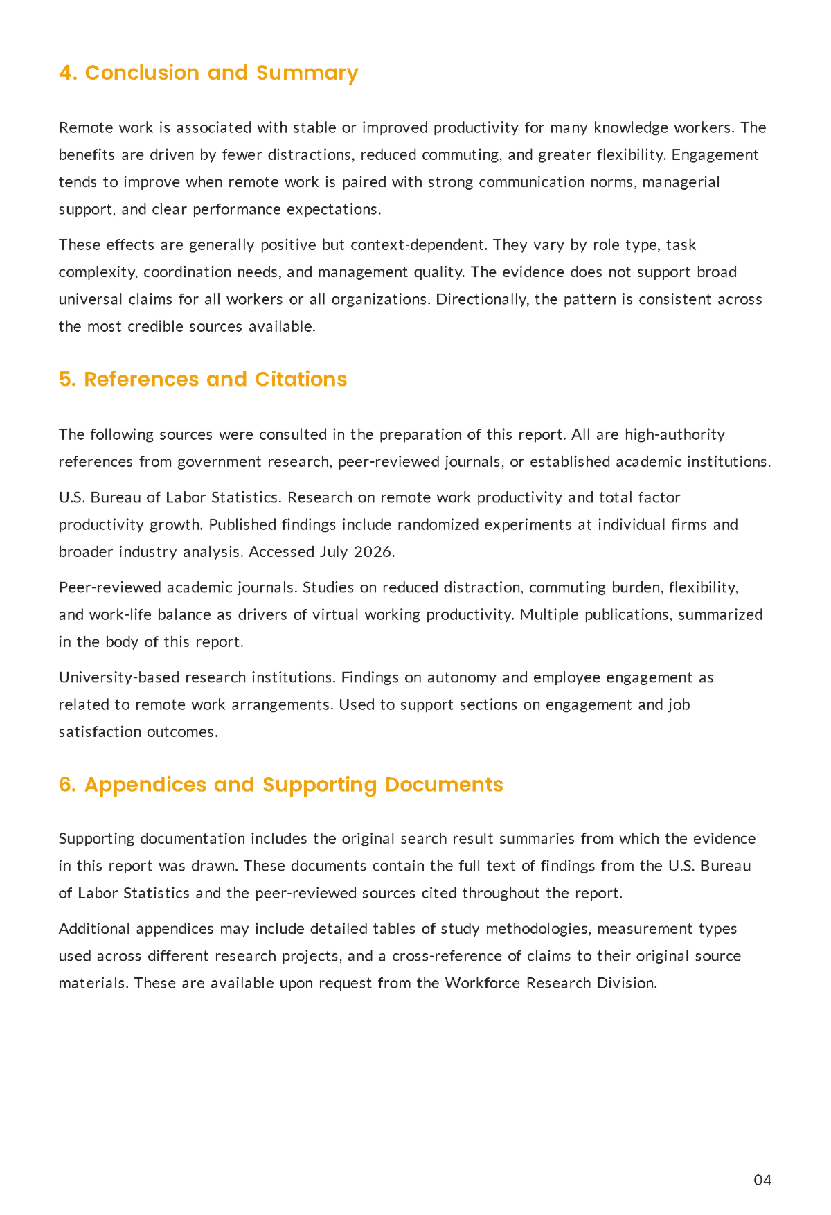 Free Informational Report Template to Edit Online