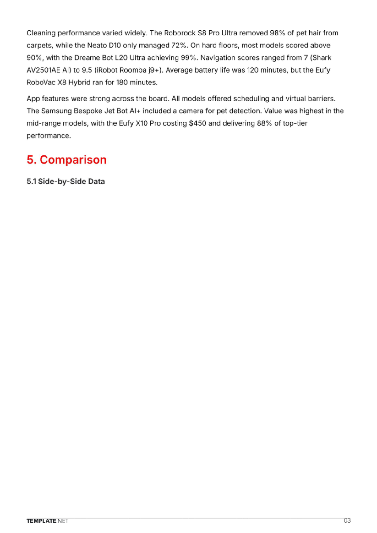 Free Consumer Report Template to Edit Online