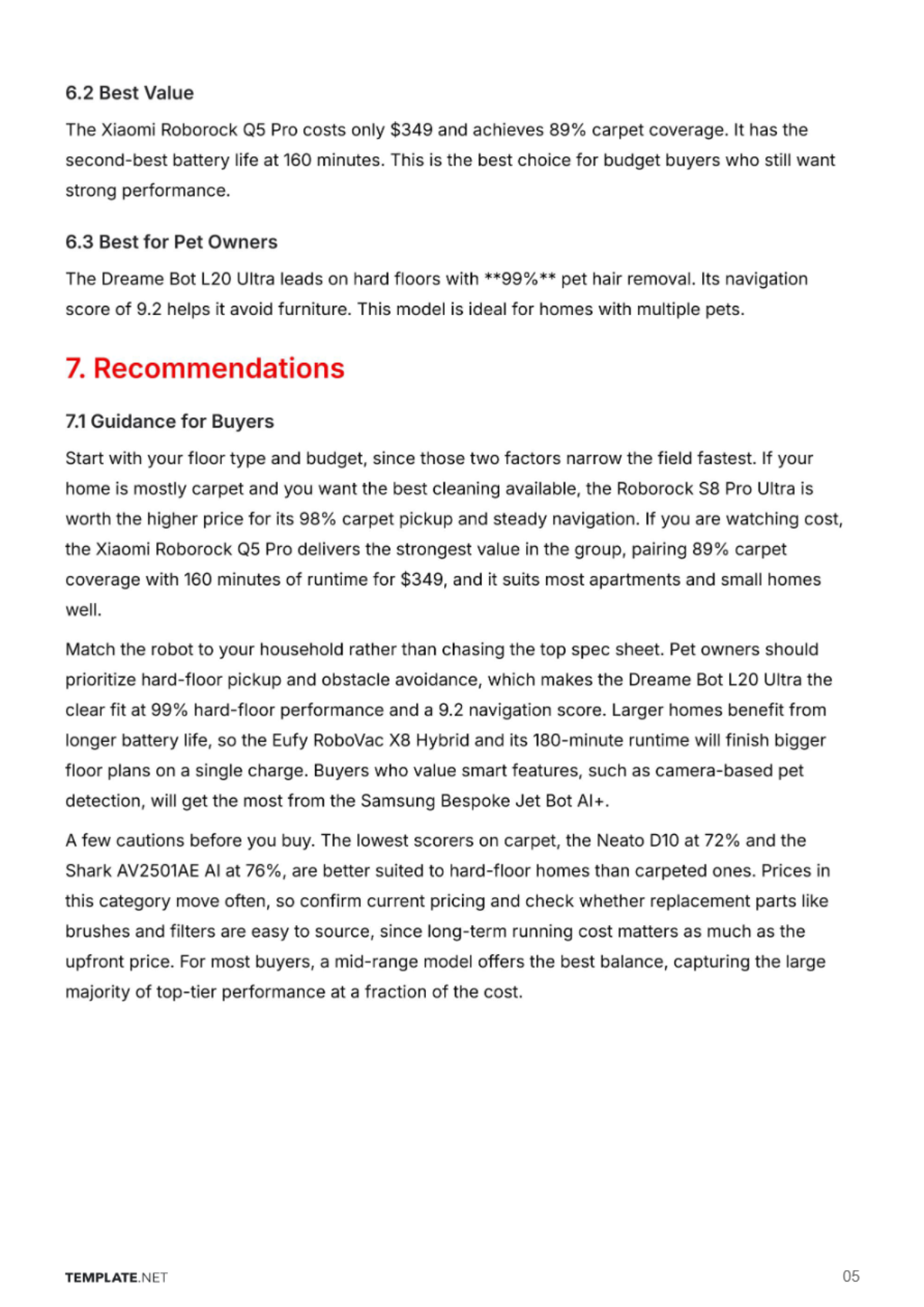 Free Consumer Report Template to Edit Online