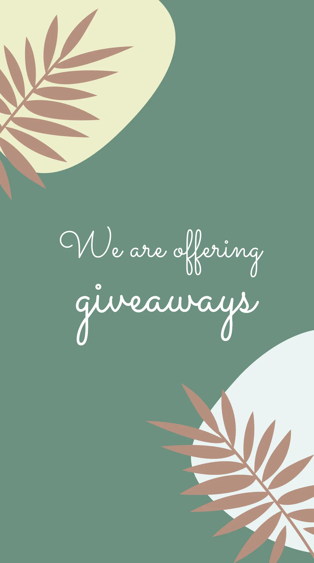 Free Fitness Giveaway Instagram Story Template to Edit Online