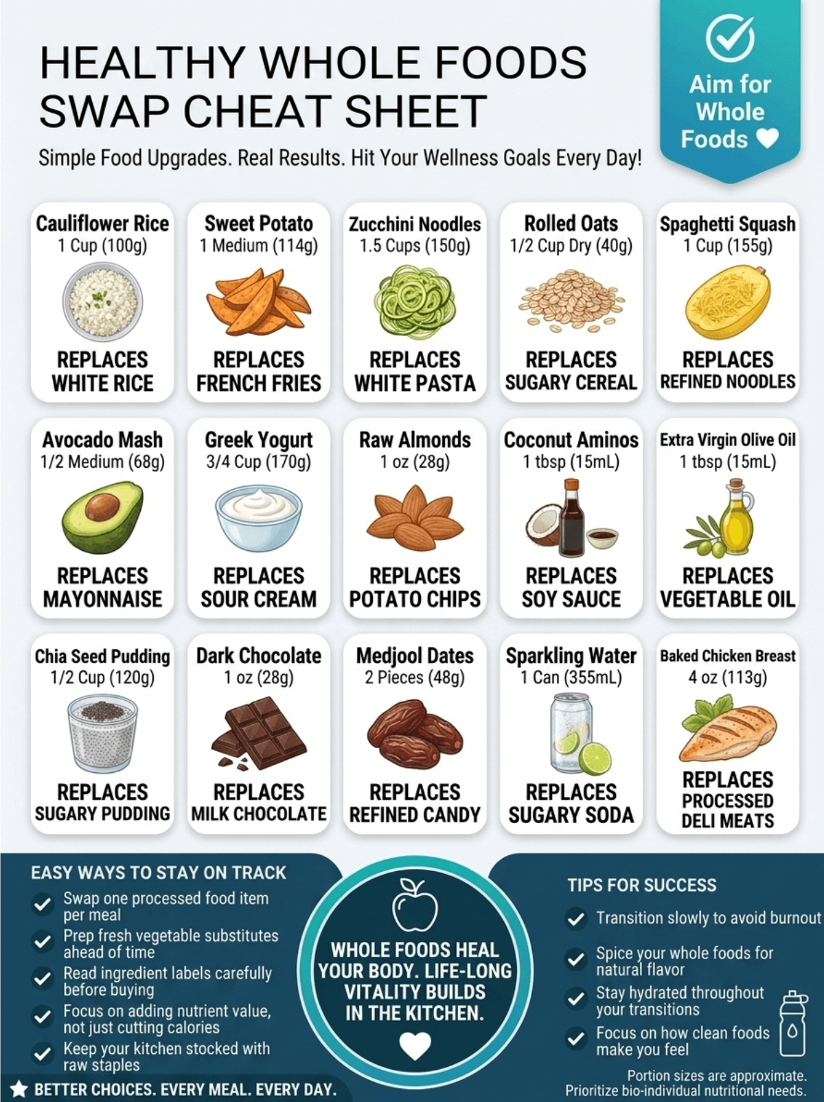 Free Food Cheat Sheet Template to Edit Online